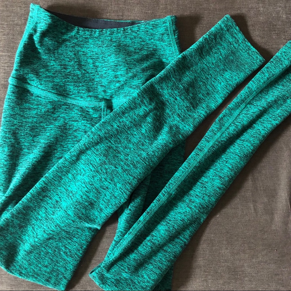 Beyond Yoga High Waisted Green Spacedye Legging